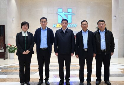 崂山区委书记张元升一行到海德威走访调研